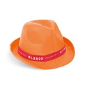 MANOLO POLI. Cappello in PP con nastro in poliestere bianco