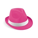 MANOLO POLI. Cappello in PP con nastro in poliestere bianco