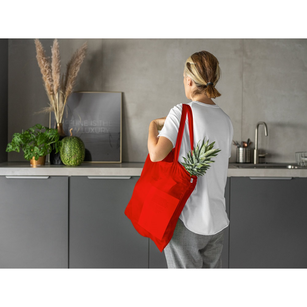 MAPUTO. Shopper in 190T poliestere riciclato (100% rPET)