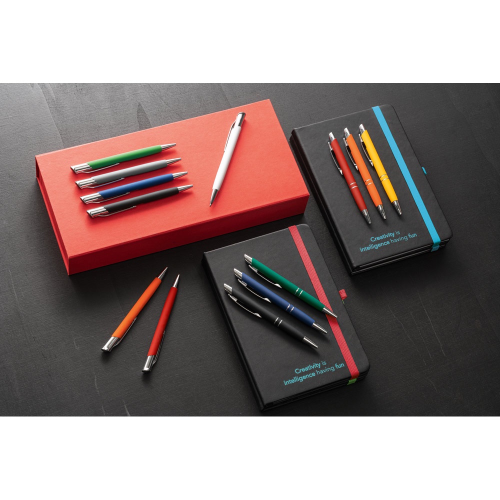MARIETA SOFT. Penna a sfera in alluminio con clip