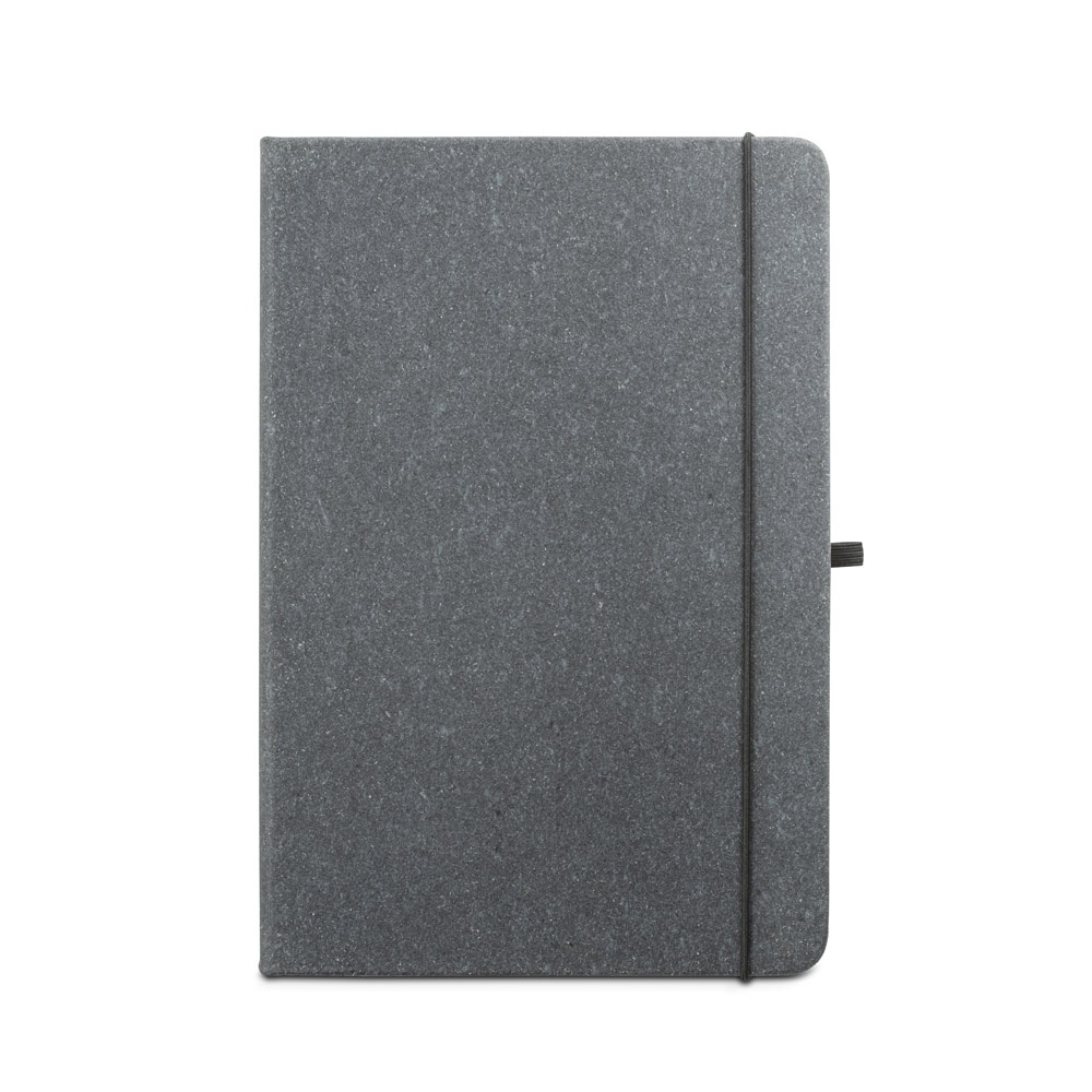 MATISSE. Blocco note A5 con copertina rigida in pelle (70% riciclata) con pagine a righe