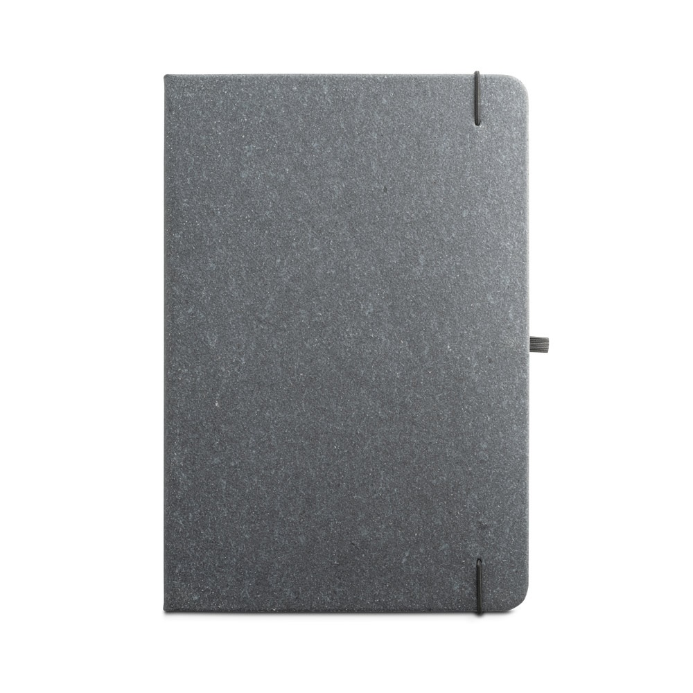 MATISSE. Blocco note A5 con copertina rigida in pelle (70% riciclata) con pagine a righe