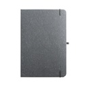 MATISSE. Blocco note A5 con copertina rigida in pelle (70% riciclata) con pagine a righe