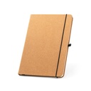 MATISSE. Blocco note A5 con copertina rigida in pelle (70% riciclata) con pagine a righe