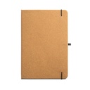MATISSE. Blocco note A5 con copertina rigida in pelle (70% riciclata) con pagine a righe
