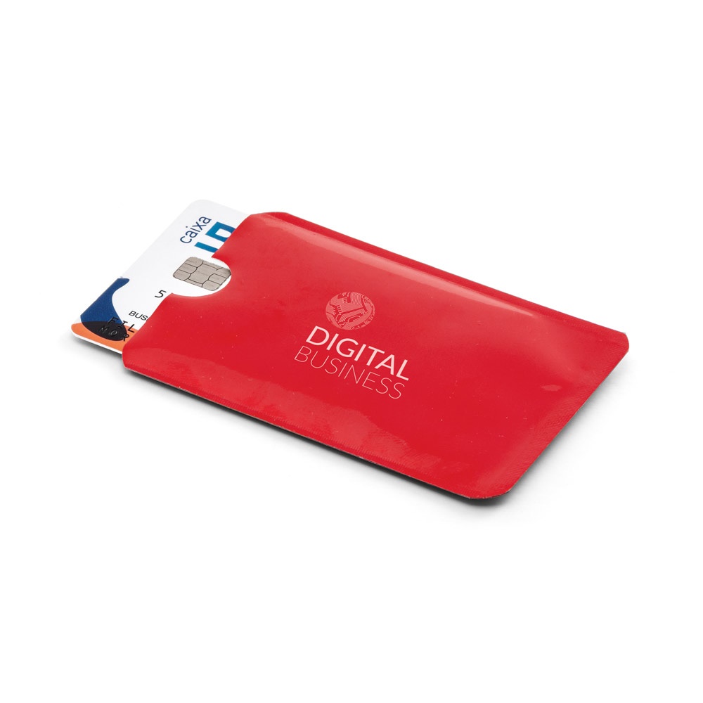 MEITNER. Portacarte in alluminio con blocco RFID