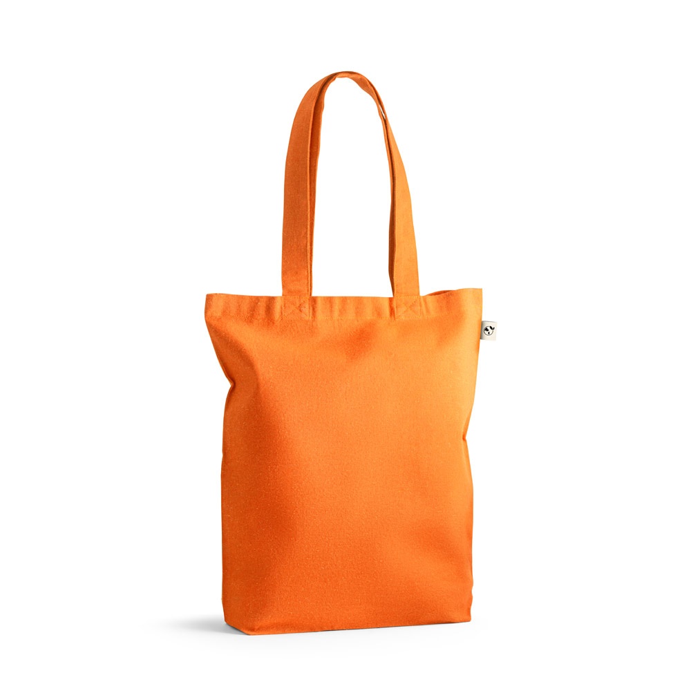MERIDA. Borsa (220 g/m²) in cotone (50%), cotone riciclato (30%) e poliestere (20% rPET)