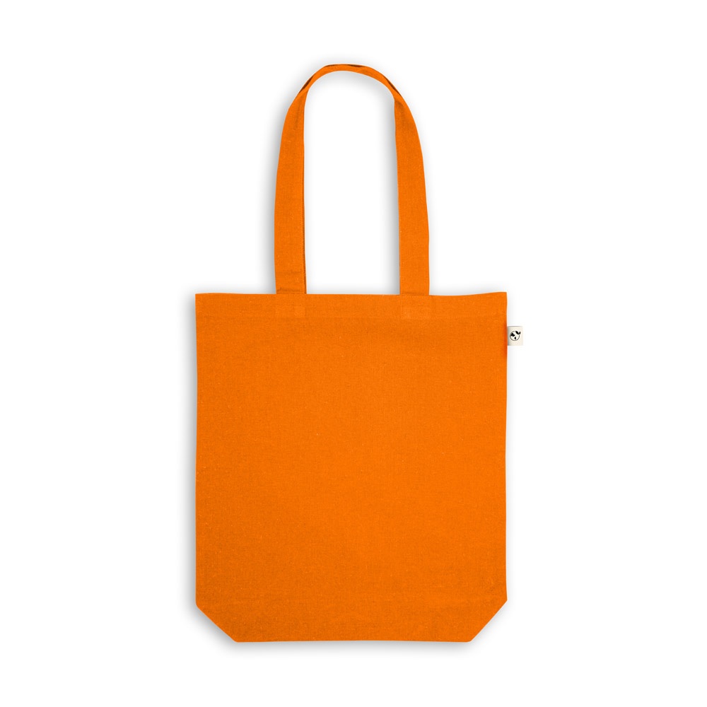 MERIDA. Borsa (220 g/m²) in cotone (50%), cotone riciclato (30%) e poliestere (20% rPET)