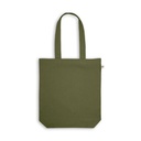 MERIDA. Borsa (220 g/m²) in cotone (50%), cotone riciclato (30%) e poliestere (20% rPET)