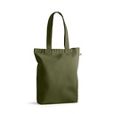 MERIDA. Borsa (220 g/m²) in cotone (50%), cotone riciclato (30%) e poliestere (20% rPET)