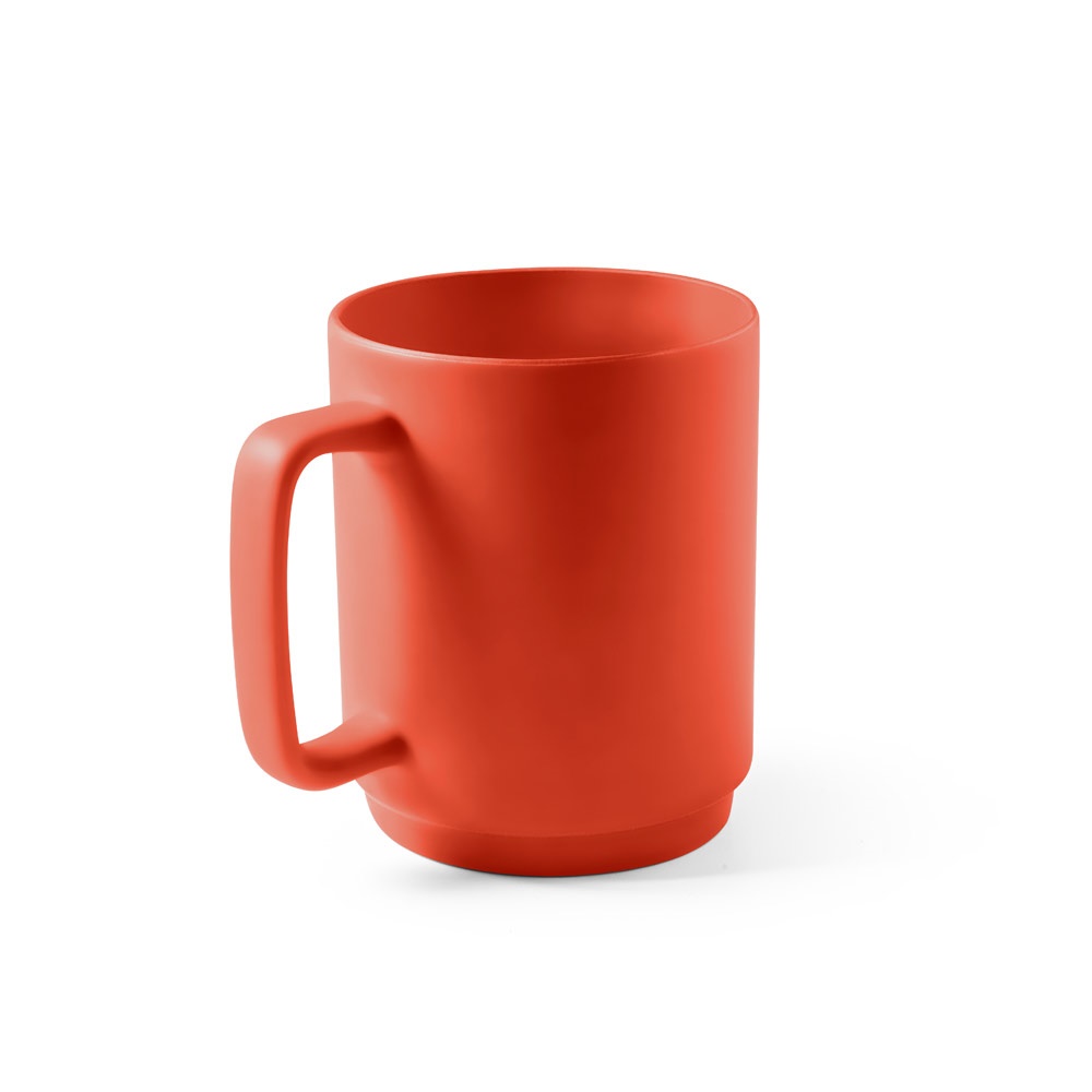 MIGHTY. Tazza in ceramica con corpo cilindrico 330 mL