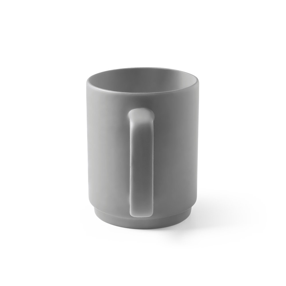 MIGHTY. Tazza in ceramica con corpo cilindrico 330 mL
