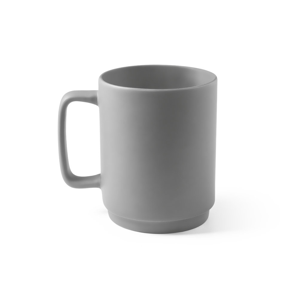 MIGHTY. Tazza in ceramica con corpo cilindrico 330 mL