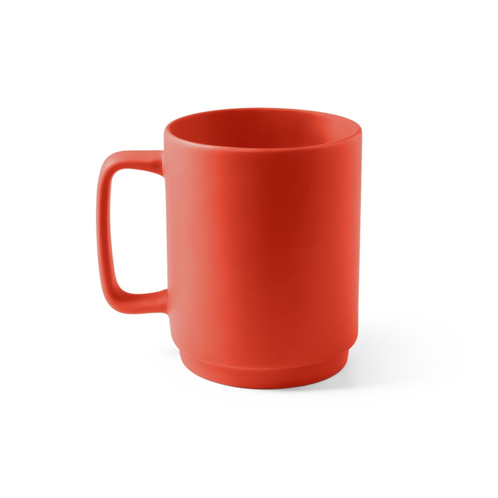 MIGHTY. Tazza in ceramica con corpo cilindrico 330 mL