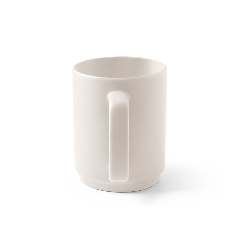MIGHTY. Tazza in ceramica con corpo cilindrico 330 mL