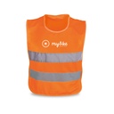 MIKE. Gilet riflettente per bambini. 100% poliestere