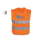 MIKE. Gilet riflettente per bambini. 100% poliestere