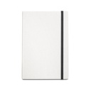 MILKY. Blocco note A5 con copertina rigida in carta riciclata al 100%