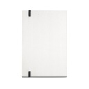MILKY. Blocco note A5 con copertina rigida in carta riciclata al 100%