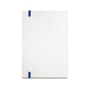 MILKY. Blocco note A5 con copertina rigida in carta riciclata al 100%