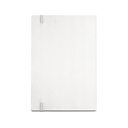 MILKY. Blocco note A5 con copertina rigida in carta riciclata al 100%