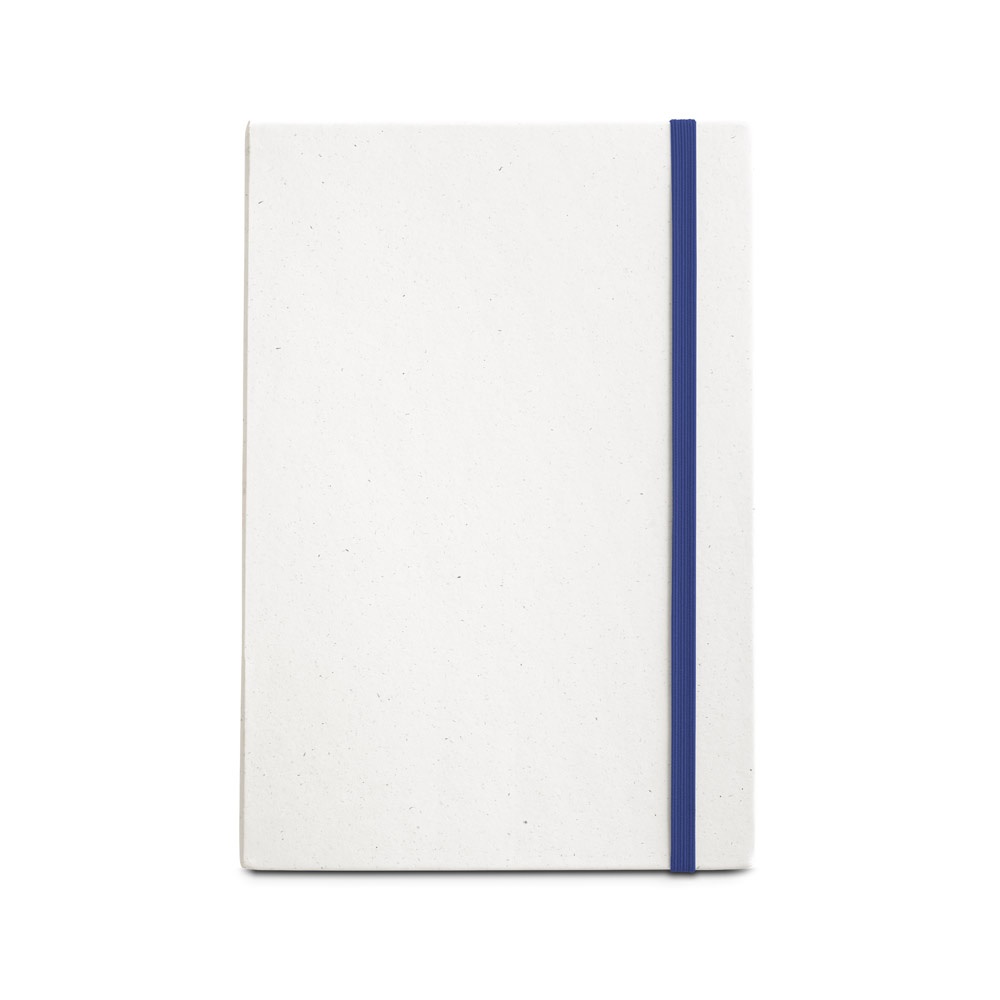 MILKY. Blocco note A5 con copertina rigida in carta riciclata al 100%