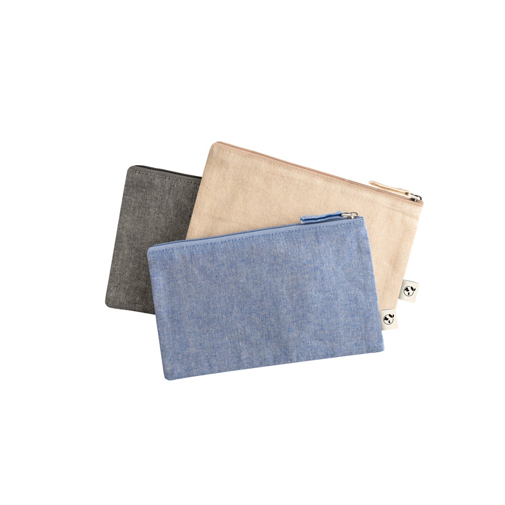 MILLIE. Pochette multifunzione con cotone riciclato (70%) e poliestere (30% rPET) (140 g/m²) (140 g/m²)