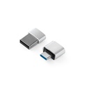 MINSKY. Set di 2 adattatori USB-A / USB-C in alluminio