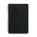 MISHIMA. Block notes A5 con copertina semirigida in feltro riciclato (100% rPET) , con spirale e pagine a righe