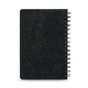 MISHIMA. Block notes A5 con copertina semirigida in feltro riciclato (100% rPET) , con spirale e pagine a righe