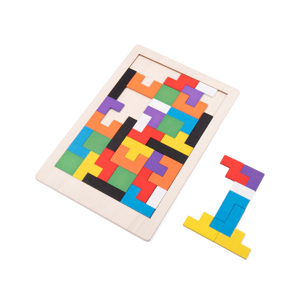 MOKI. Gioco di costruzioni e incastri in compensato