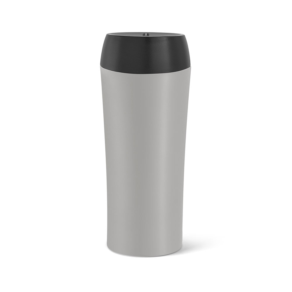 MONARDA. Bicchiere da viaggio in acciaio inox e PP 470 mL