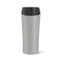 MONARDA. Bicchiere da viaggio in acciaio inox e PP 470 mL
