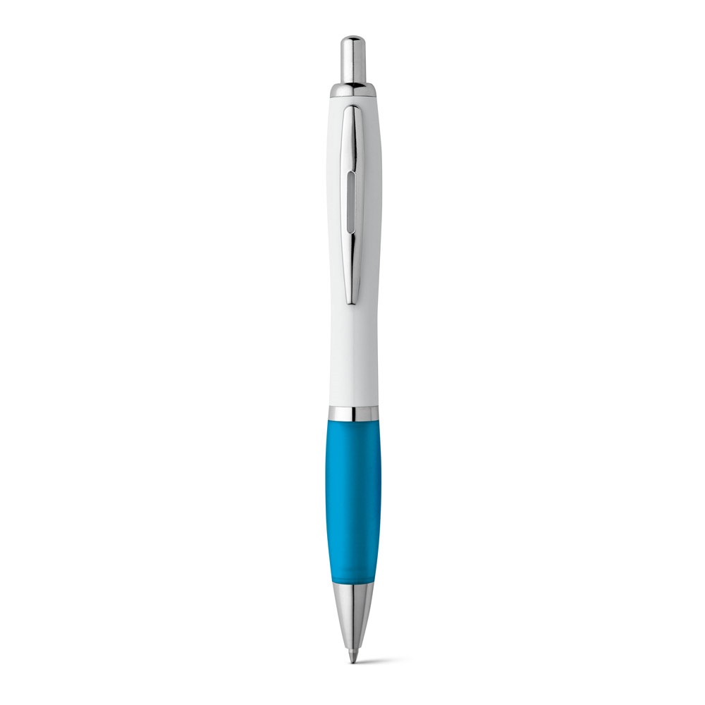 MOVE BK. Penna a sfera in ABS con clip e dettagli in metallo