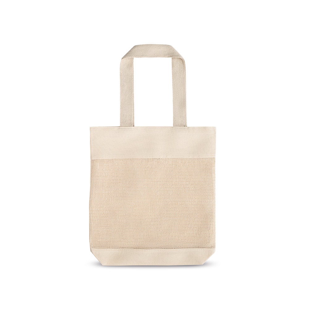 MUMBAI. Borsa con rete in cotone 100% (180 g/m²)