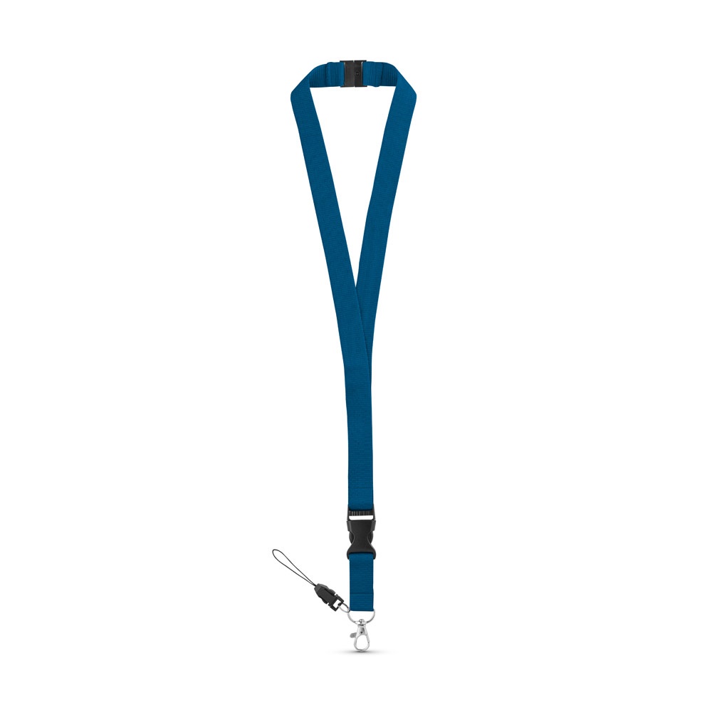 MURRAY. Lanyard in poliestere con moschettone in metallo