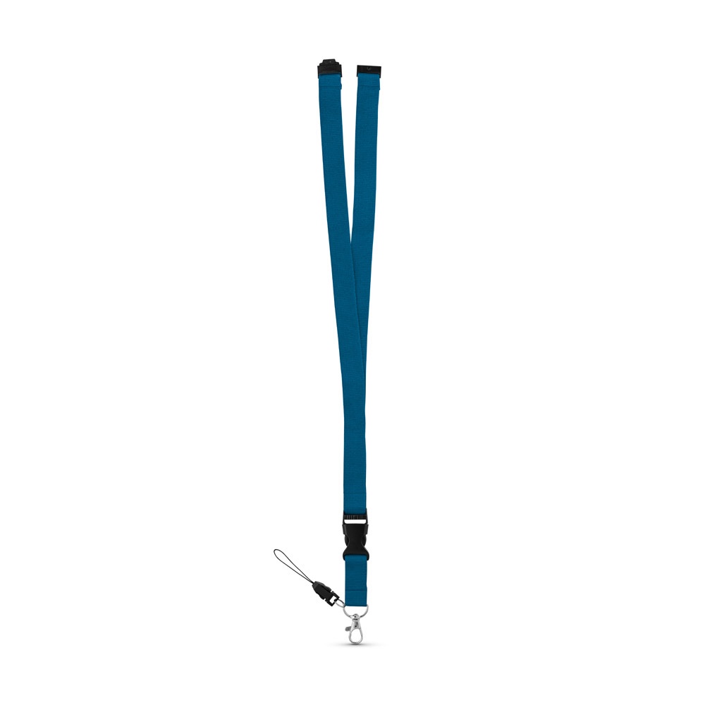 MURRAY. Lanyard in poliestere con moschettone in metallo