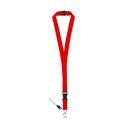 MURRAY. Lanyard in poliestere con moschettone in metallo