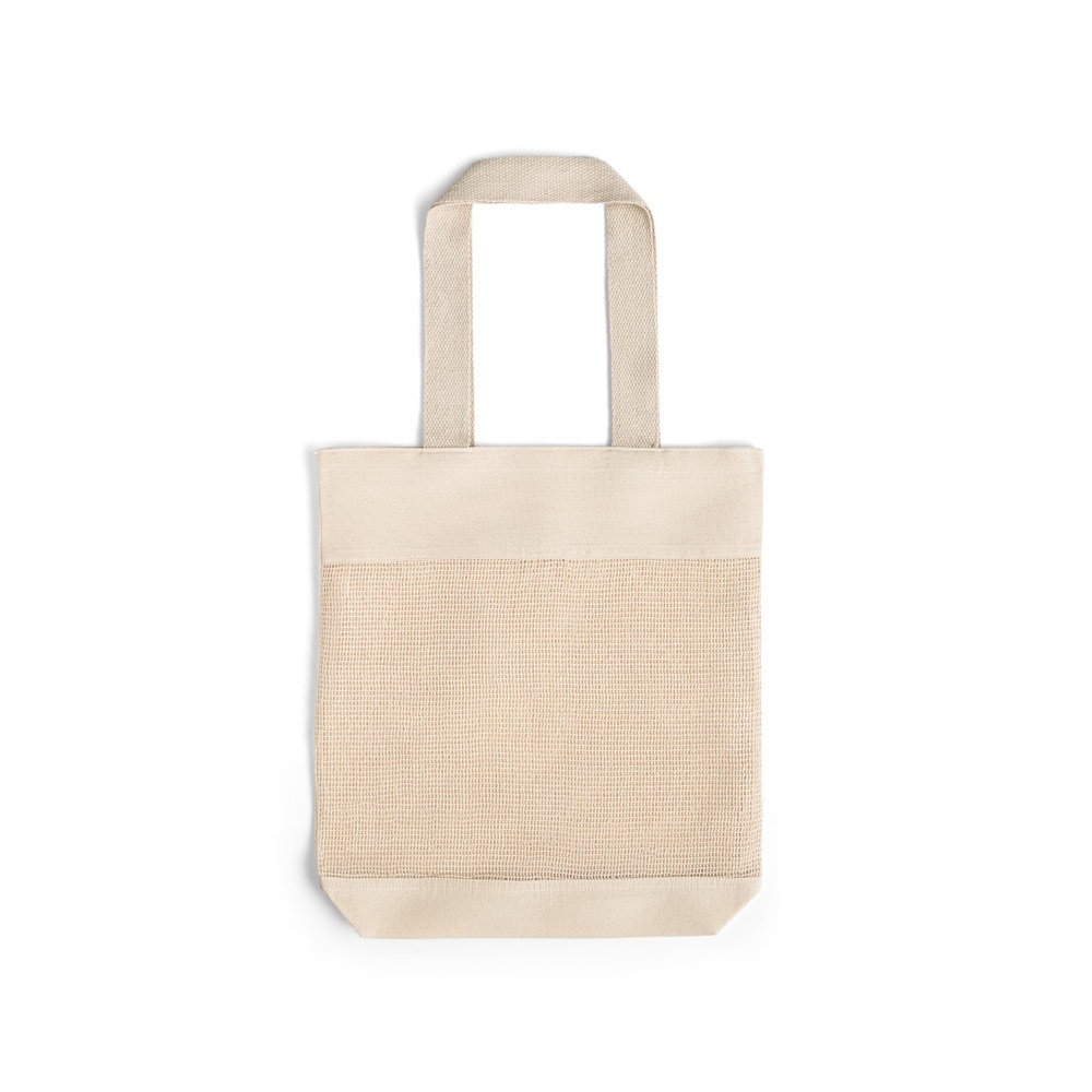 MUMBAI. Borsa con rete in cotone 100% (180 g/m²)