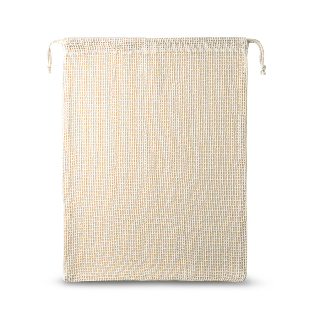 NAPOLI. Borsa 100% cotone (120 g/m²) con maglia 100% cotone nella parte frontale (100 g/m²)