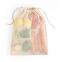 NAPOLI. Borsa 100% cotone (120 g/m²) con maglia 100% cotone nella parte frontale (100 g/m²)