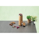 NATUREL. Borraccia termica in bambù e acciaio inox (90% riciclato) 430 mL