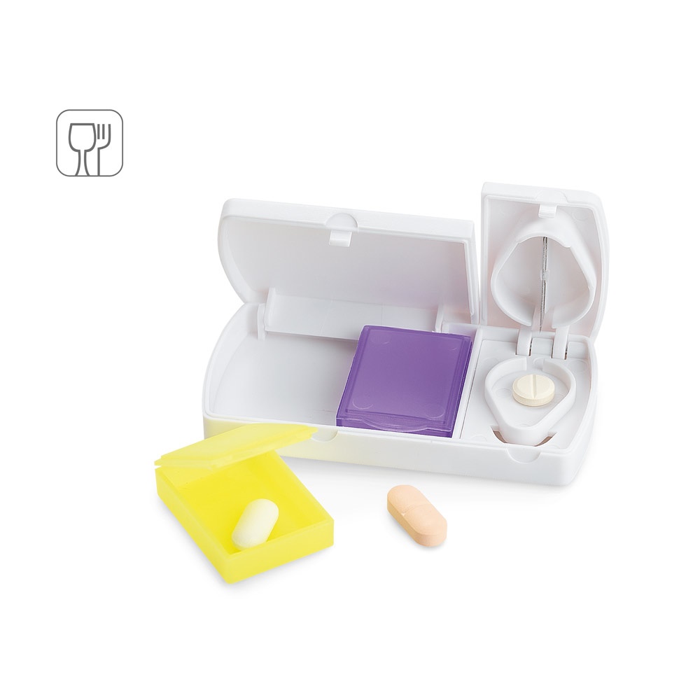 NERO. Scatola per tablet con 2 divisori