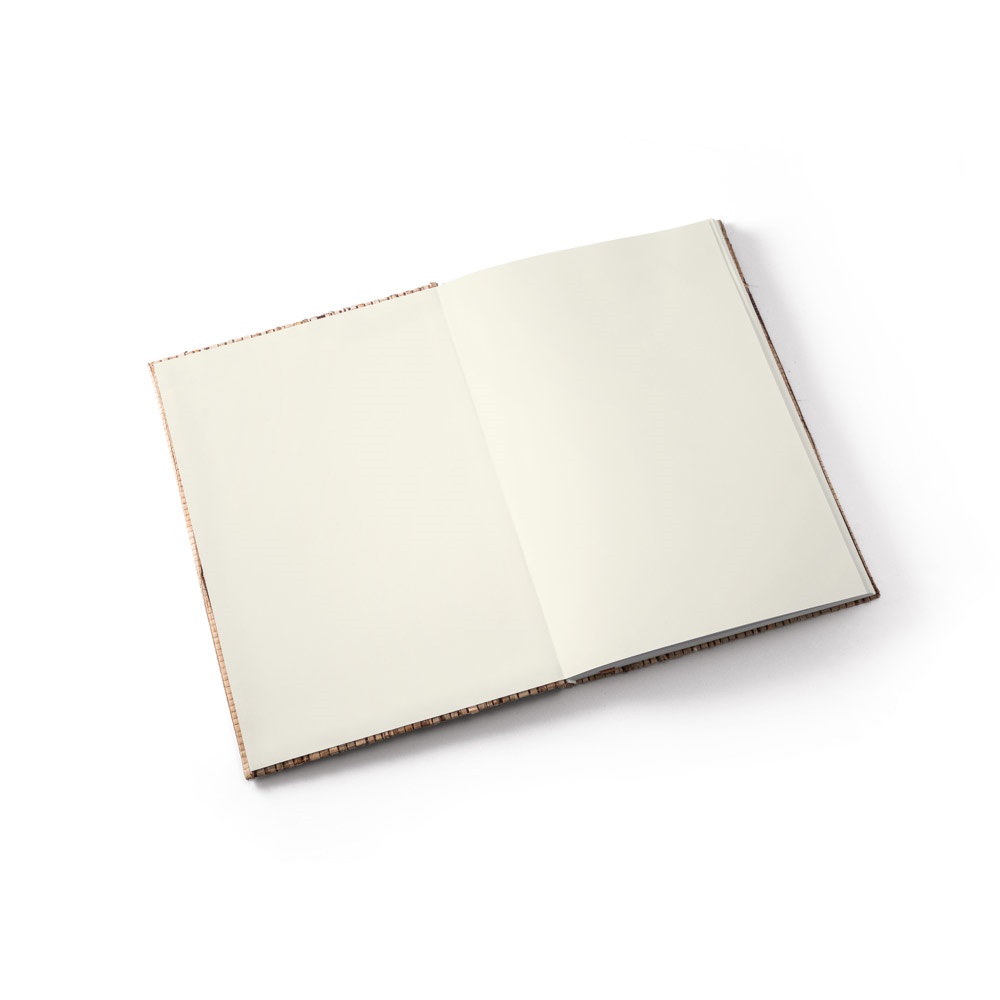 NERUDA. Block notes A5 con copertina rigida in fibra di paglia naturale