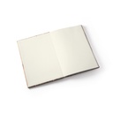 NERUDA. Block notes A5 con copertina rigida in fibra di paglia naturale