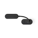NESBIT II. Lampada portatile da tavolo con clip e autonomia di 30 ore al 65% rABS
