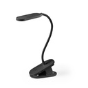 NESBIT II. Lampada portatile da tavolo con clip e autonomia di 30 ore al 65% rABS