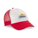 NICOLA. Cappellino in poliestere e rete (150 g/m²)