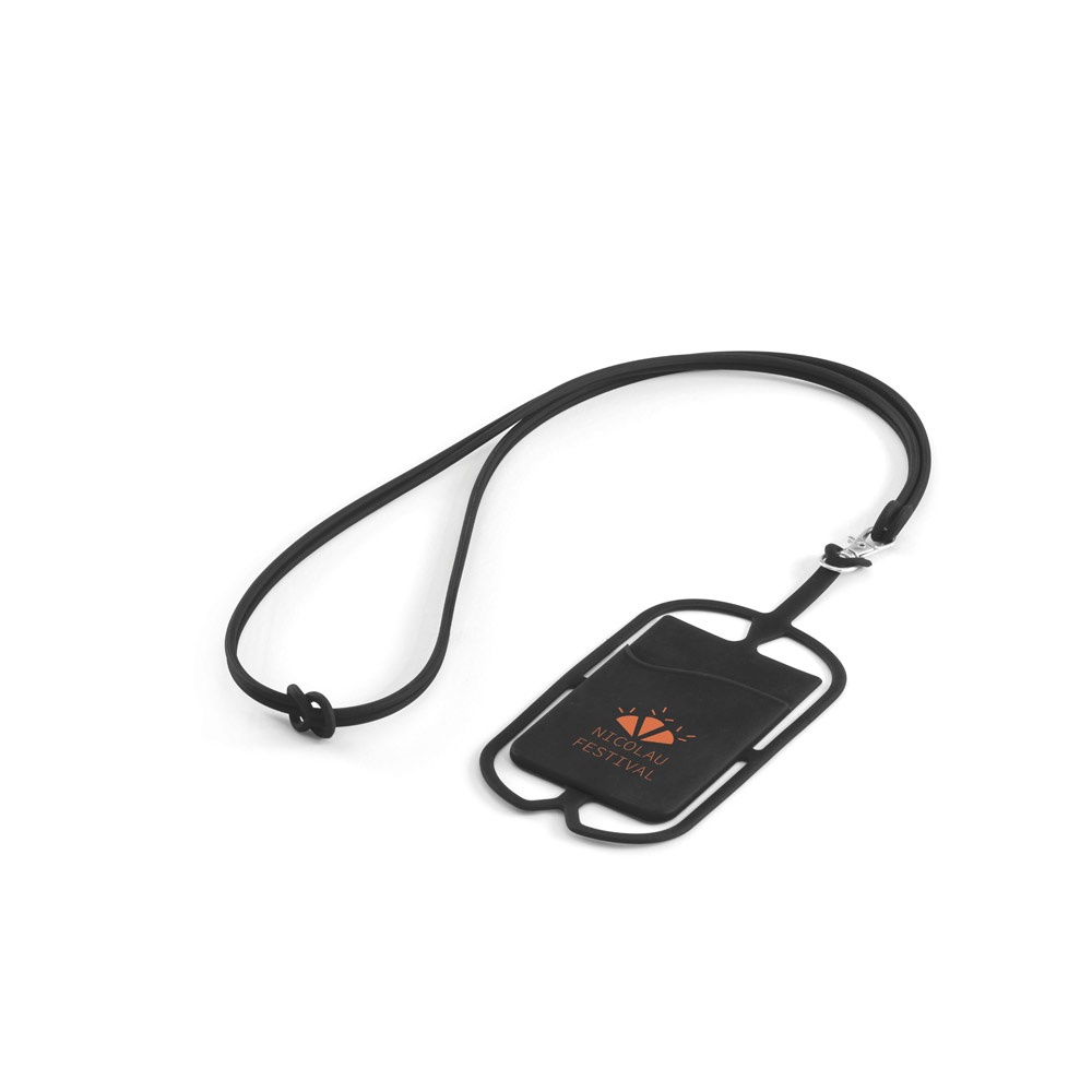 NICOLAUS. Porta tessere con supporto per cellulare