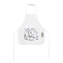 NILO. Grembiule per bambini da colorare in TNT (80 g/m²)